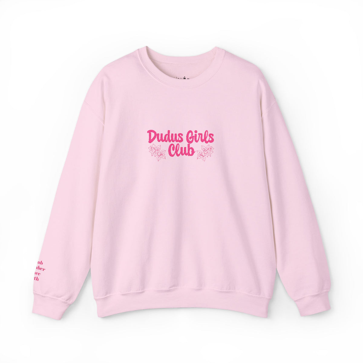 Dudus Girls Club Embroidered Crewneck